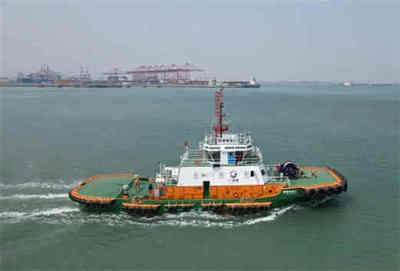 連云港港首艘純電拖輪建造外單完成交付前試航，多媒體產品助力行業新突破